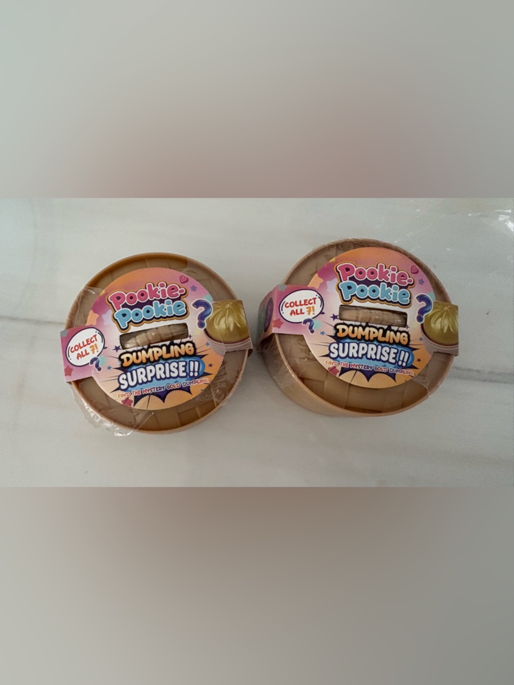 Dumpling Surprise!! Toy - Beige Dumpling Set of 2!